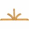 Ekena Millwork Richland Rough Sawn Timber Gable Bracket, Western Red Cedar, 108"W x 63"H x 4"D x 6"F, 14/12 Pitch GBW108X63X0406RIC00RWR - alternate 3